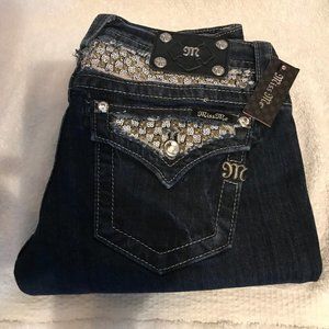 Dark Blue Rinse Signature Boot Cut Jeans